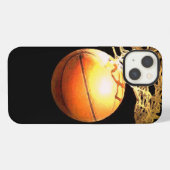 Einzigartiger Basketball iPhone Hülle (Rückseite (Horizontal))