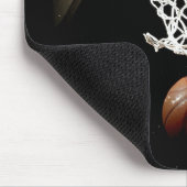 Einzigartiger Basketballball und Netzmousepad Mousepad (Ecke)