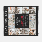 Einzigartiger, benutzerdefinierter 12-Foto-Collage Fleecedecke (Vorderseite (Horizontal))