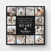 Einzigartiger, benutzerdefinierter 12-Foto Pet Los Fotoplatte (Vorderseite)