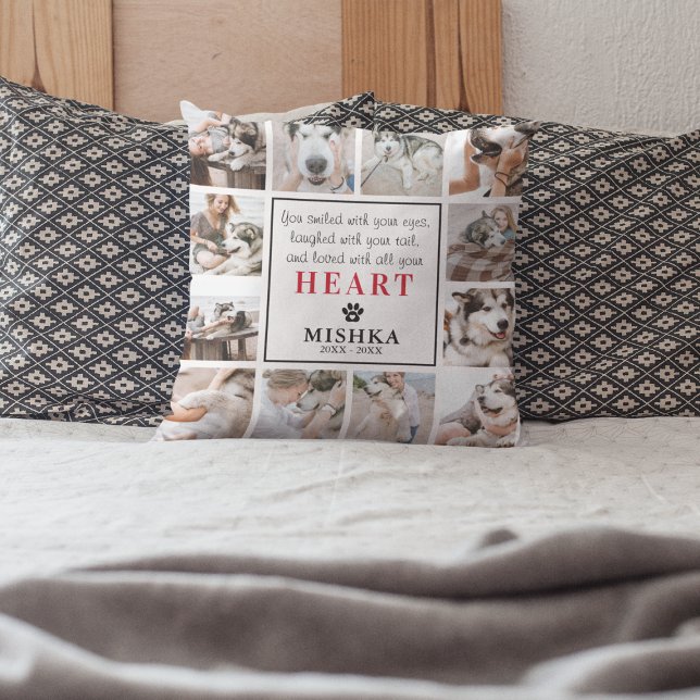 Einzigartiger, benutzerdefinierter 12-Foto Pet Los Kissen (Von Creator hochgeladen)