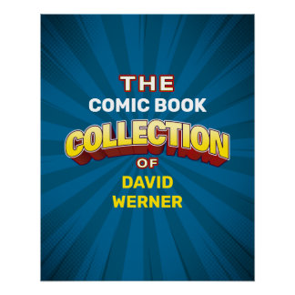 Einzigartiger benutzerdefinierter Collector Poster