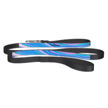 Einzigartiger blauer abstrakter Designhund oder -l