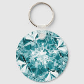 Einzigartiger Blue Turquoise Diamond Individuelle Schlüsselanhänger (Vorderseite)