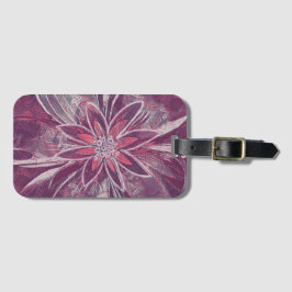 Einzigartiger Blumenstrauß Gepäckanhänger