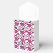 Einzigartiger Blumenstrauß in Rosa/Weiß Geschenkschachtel (Geöffnet)