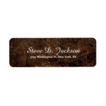 Einzigartiger brauner Stein Elegantes Skripthandwr