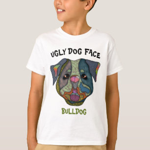 Einzigartiger Bulldoghund, hässlicher T - Shirt