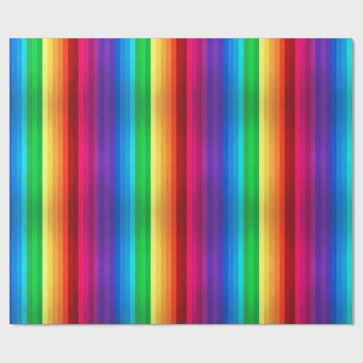Einzigartiger bunter nahtloser Regenbogen Geschenkpapier (Flach)