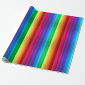 Einzigartiger bunter nahtloser Regenbogen Geschenkpapier (Ungerollt)