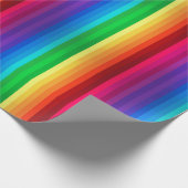 Einzigartiger bunter nahtloser Regenbogen Geschenkpapier (Ecke)