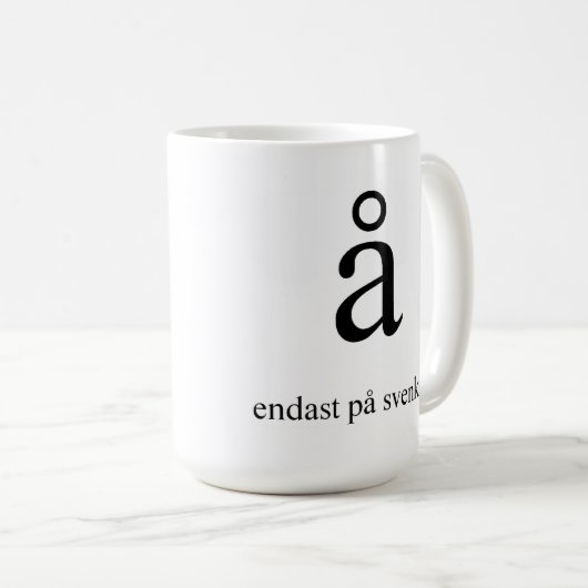 Einzigartiger Charakter Kaffeetasse (VorderseiteRechts)