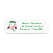 Einzigartiger charmanter Golf Cart mit Clubs Monog (Vorne)