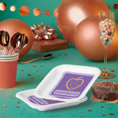 Einzigartiger Cherimoya Fruit Graphic benutzerdefi Pappteller