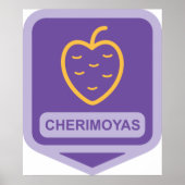 Einzigartiger Cherimoya Fruit Graphic benutzerdefi Poster (Vorne)