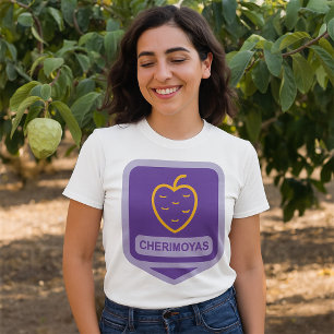 Einzigartiger Cherimoya Fruit Graphic benutzerdefi T-Shirt