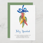 Einzigartiger Chili Pfeffer - Einladung (Vorne/Hinten)