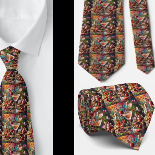 Einzigartiger Cocktail Anspruchsvoller Necktie Krawatte
