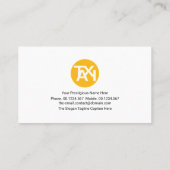 Einzigartiger Creative Yellow Taxi Box Fahrer Flug Visitenkarte (Rückseite)