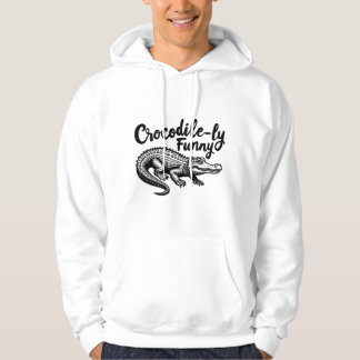 Einzigartiger Crocodile T - Shirt-Spaß Grafik Hoodie