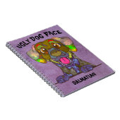 Einzigartiger Dalmatiner hässliches Hundegesicht-N Notizblock (Rechte Seite)