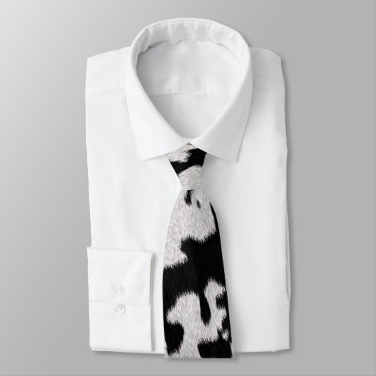 Einzigartiger Dalmatiner-Pelz Krawatte (Gebunden)