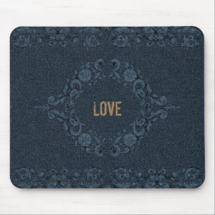 Einzigartiger Denim - Jeans Abstrakt Style Mousepad