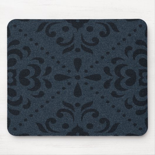 Einzigartiger Denim - Jeans Abstrakt Style Mousepad (Vorne)