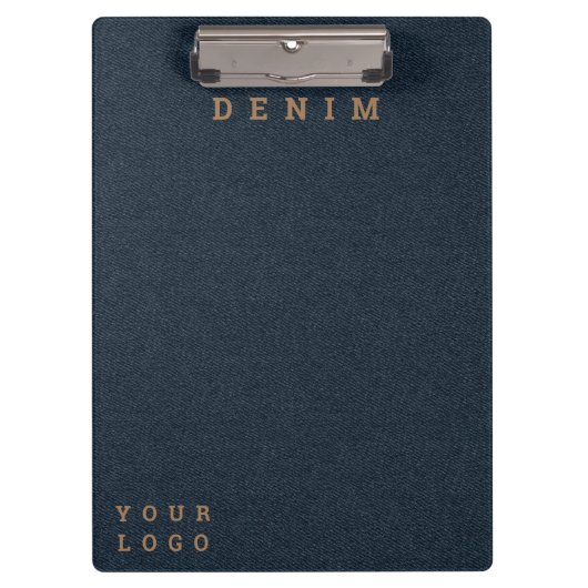 Einzigartiger Denim Style Klemmbrett (Vorderseite)