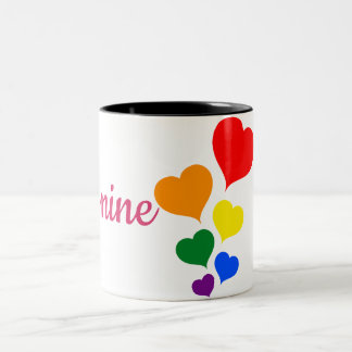 Einzigartiger Designbecher Zweifarbige Tasse