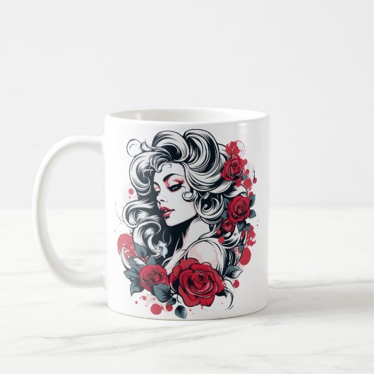 Einzigartiger Designer Kaffeetasse (Links)