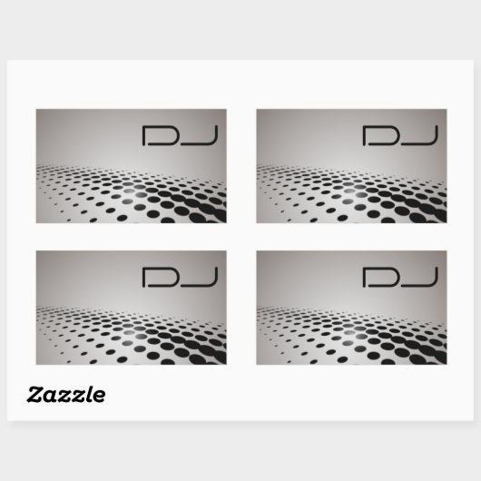 Einzigartiger DJ Sticker (Blatt)