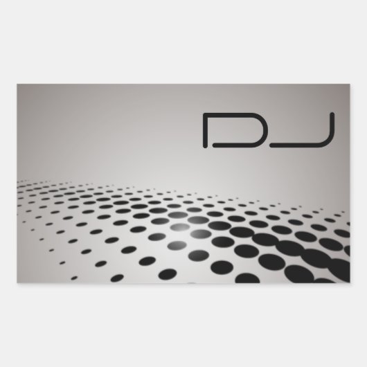 Einzigartiger DJ Sticker (Vorderseite)