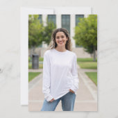 Einzigartiger Doctor Abschluss für kundenspezifisc Einladung (Rückseite)