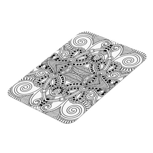 Einzigartiger Doodle Magnet (Linke Seite)