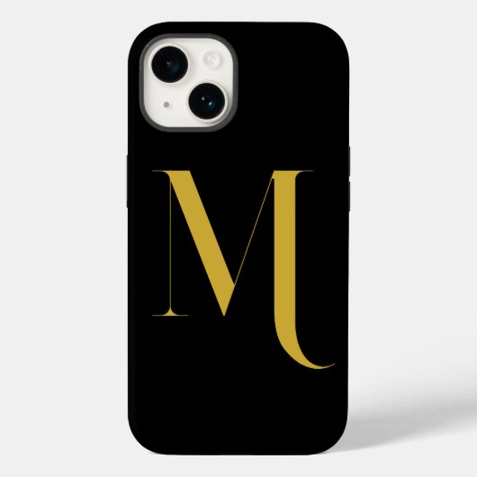 Einzigartiger Extra Großer Monogramm Druck Case-Mate iPhone Hülle (Rückseite)