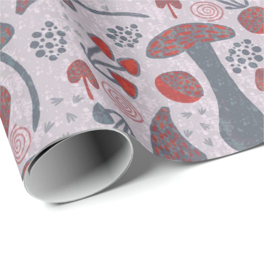 Einzigartiger Fall Pattern Stil Geschenkpapier (Rolleneckpunkt)