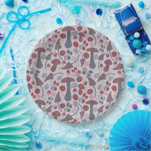 Einzigartiger Fall Pattern Stil Pappteller (Party)