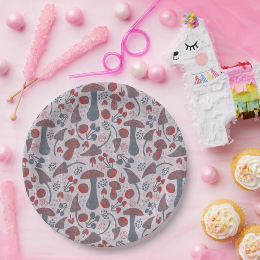 Einzigartiger Fall Pattern Stil Pappteller (Party)
