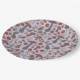 Einzigartiger Fall Pattern Stil Pappteller