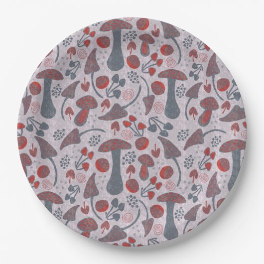 Einzigartiger Fall Pattern Stil Pappteller (Vorderseite)