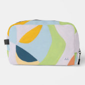 Einzigartiger Farbblock abstrakte Kunst personalis Waschbeutel (Vorderseite)