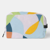 Einzigartiger Farbblock abstrakte Kunst personalis Waschbeutel (Rückseite)