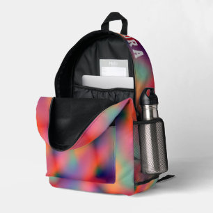 Einzigartiger Farbverlauf Aurora Borealis Lichter Bedruckter Rucksack