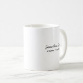 Einzigartiger Feuerwehrmann in Rot und Schwarz Kaffeetasse (VorderseiteRechts)