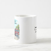 Einzigartiger Feuerwehrmann oder Feuerwehrmann mit Kaffeetasse (Mittel)