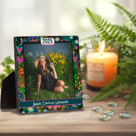 Einzigartiger floraler Abschluss Custom StylishFot Fotoplatte