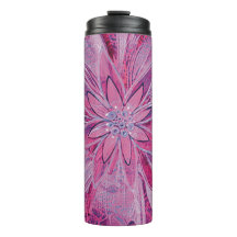 Einzigartiger floraler Thermaltumbler
