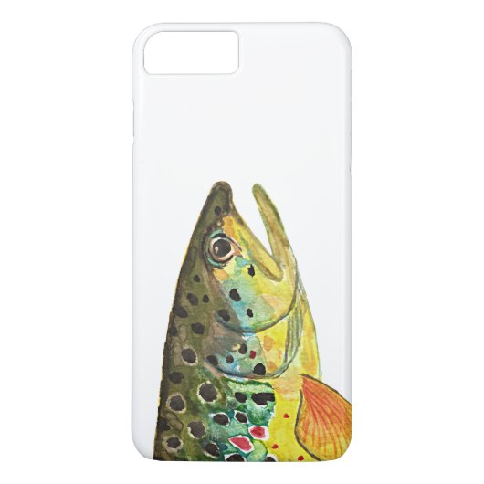 Einzigartiger Forellenfischer Case-Mate iPhone Hülle (Rückseite)