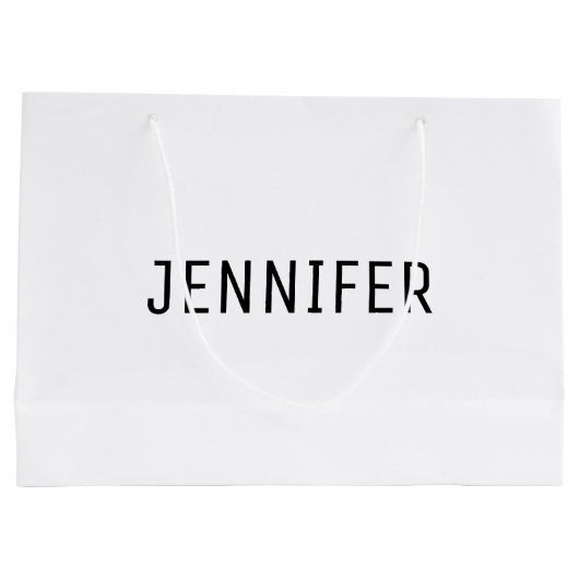 Einzigartiger formaler großer Geschenkbeutel mit N Große Geschenktüte (Rückseite)